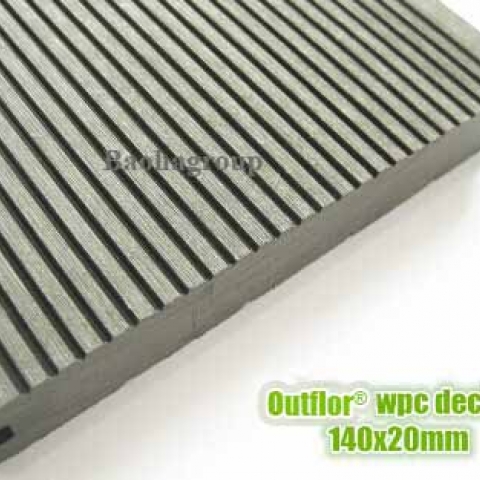 Sàn gỗ nhựa WPC ngoài trời tấm đặc OBM140S20A